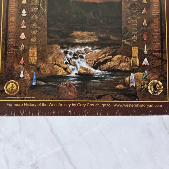 SunsOut Indians History of the West by Gary Crouch 1000 Piece Jigsaw Puzzle NWT - Picture 5 of 7